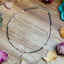 Load image into Gallery viewer, 15.25” Pink Freshwater Pearl Necklace – Sterling Silver Pearls