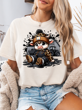 Load image into Gallery viewer, Work Hard, Moo Hard Graphic