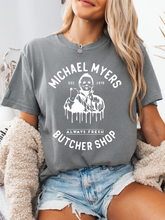 Load image into Gallery viewer, Michael Myers Butcher Shop Graphic