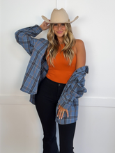 Load image into Gallery viewer, Laylie Plaid Flannel – Oversized Long Sleeve