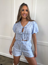 Load image into Gallery viewer, PREORDER: Picnic Date Puff Sleeve Top and Shorts Set