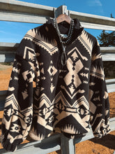 Load image into Gallery viewer, The Aztec Half Zip - Black