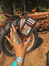 Load image into Gallery viewer, The Hazy Ryder Card Holder (Brown Leather) a Haute Southern Hyde by Beth Marie Exclusive