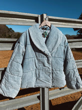 Load image into Gallery viewer, The Quilted Denim Coat