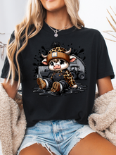 Load image into Gallery viewer, Work Hard, Moo Hard Graphic
