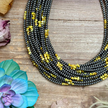 Load image into Gallery viewer, 16.5” Palomino Turquoise Necklace – Sterling Silver Pearls
