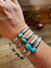 Load image into Gallery viewer, Turquoise Cuff Bracelet – Sterling Silver