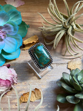 Load image into Gallery viewer, MJ Ring - Rectangle Turquoise Ring