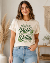 Load image into Gallery viewer, Paint Me Green &amp; Call Me Pickle Graphic Tee