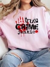 Load image into Gallery viewer, True Crime Junkie Graphic