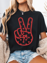 Load image into Gallery viewer, Star Peace Sign Graphic Tee