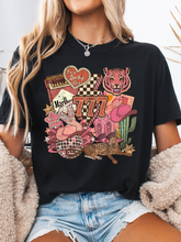 Load image into Gallery viewer, Lucky Western Cowgirl Graphic Tee