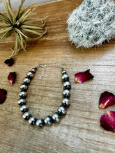 Load image into Gallery viewer, 10 mm Sterling Silver Pearls bracelet