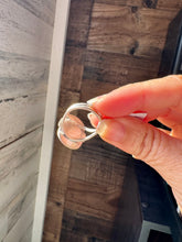 Load image into Gallery viewer, Black Onyx Oval Ring – Sterling Silver – Sizes 7.5 &amp; 8