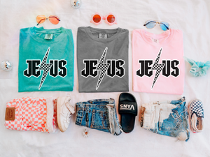 Jesus checkered - black