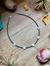 Load image into Gallery viewer, Freshwater Star Necklace – Sterling Silver Pearls
