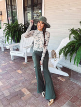 Load image into Gallery viewer, Floral Mesh Long Sleeve Top