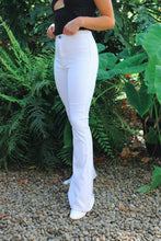 Load image into Gallery viewer, Fiona High Waisted Bell Bottom Flare Jeans - White