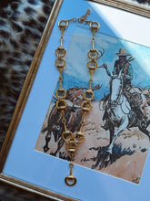 Load image into Gallery viewer, The Snaffle Bit Lariat Necklace - Gold
