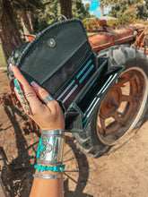 Load image into Gallery viewer, The Elva (Black Leather) Wallet a Haute Southern Hyde by Beth Marie Exclusive