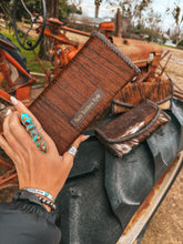 Load image into Gallery viewer, The Hazy Elva Wallet (Brown Leather ) a Haute Southern Hyde by Beth Marie Exclusive
