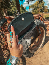 Load image into Gallery viewer, The Elva (Black Leather) Wallet a Haute Southern Hyde by Beth Marie Exclusive