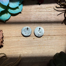 Load image into Gallery viewer, MJ Round Turquoise Stud Earrings
