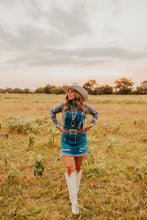 Load image into Gallery viewer, The Denim Mesh Top
