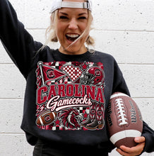 Load image into Gallery viewer, College Game Day T-Shirt | Choose Your Team | Black Gildan Softstyle