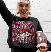 Load image into Gallery viewer, College Game Day T-Shirt | Choose Your Team | Black Gildan Softstyle