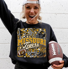 Load image into Gallery viewer, College Game Day T-Shirt | Choose Your Team | Black Gildan Softstyle