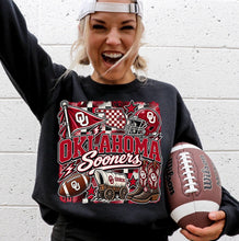 Load image into Gallery viewer, College Game Day T-Shirt | Choose Your Team | Black Gildan Softstyle