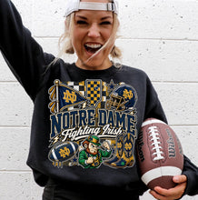 Load image into Gallery viewer, College Game Day T-Shirt | Choose Your Team | Black Gildan Softstyle
