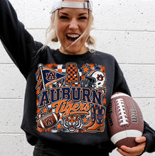 Load image into Gallery viewer, College Game Day T-Shirt | Choose Your Team | Black Gildan Softstyle