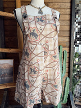 Load image into Gallery viewer, The Gingham Cowboy Romper