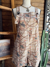 Load image into Gallery viewer, The Gingham Cowboy Romper