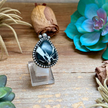 Load image into Gallery viewer, Mj Big White Buffalo Adjustable Statement Ring