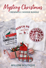Load image into Gallery viewer, (2) Christmas Graphic Sweatshirt/Hoodie Mystery Bundle
