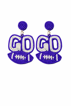 Load image into Gallery viewer, Let's Go Football Game Day Earrings