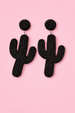 Load image into Gallery viewer, Desert Cactus Beaded Earrings