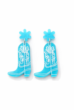 Load image into Gallery viewer, Sweet Spur Cowgirl Boot Earrings