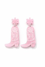 Load image into Gallery viewer, Sweet Spur Cowgirl Boot Earrings