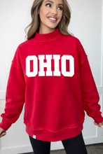 Load image into Gallery viewer, Tilly OH-IO Reversible Oversized Mockneck Crew
