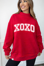 Load image into Gallery viewer, Tilly XOXO Reversible Oversized Mockneck Crew