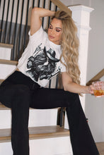 Load image into Gallery viewer, Fiona High Waisted Bell Bottom Flare Jeans - Black
