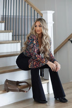 Load image into Gallery viewer, Fiona High Waisted Bell Bottom Flare Jeans - Black