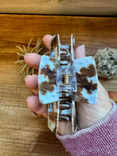 Load image into Gallery viewer, Cow Print Hair Clips