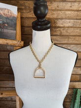 Load image into Gallery viewer, The Stirrup Necklace - Gold