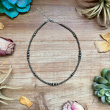 Load image into Gallery viewer, 14 inch Graduated Sterling Silver Pearl Choker