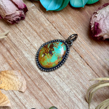 Load image into Gallery viewer, MJ Turquoise Pendant – Sterling Silver